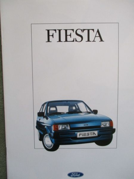 Ford Fiesta +Holiday Festival Ghia Super XR2 Prospekt Februar 1987