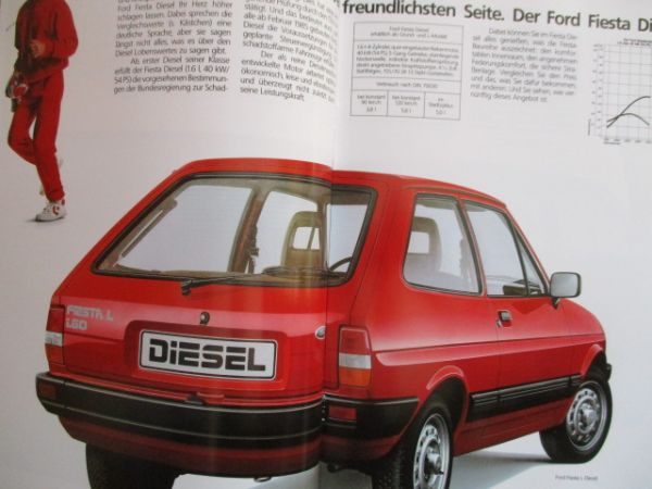 Ford Fiesta +L +Ghia +S +XR2 +Diesel Januar 1985 Katalog