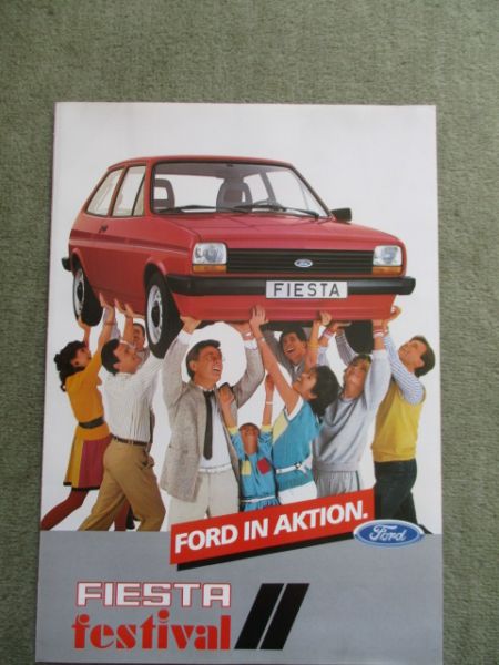 Ford Fiesta festival II Katalog März 1983 Rarität
