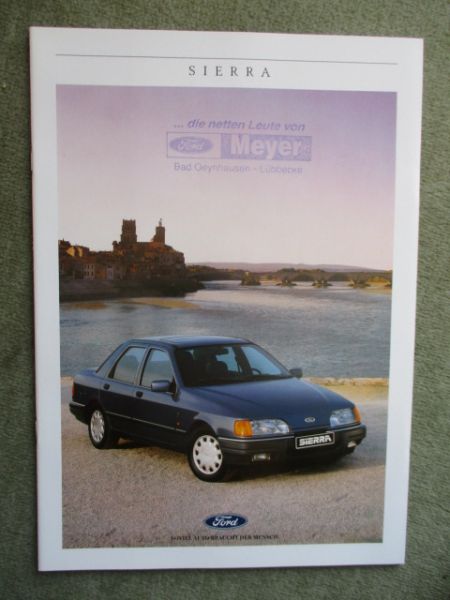 Ford Sierra LX GL Ghia +XR 4x4 +Coupés +Turnier Katalog Mai 1989
