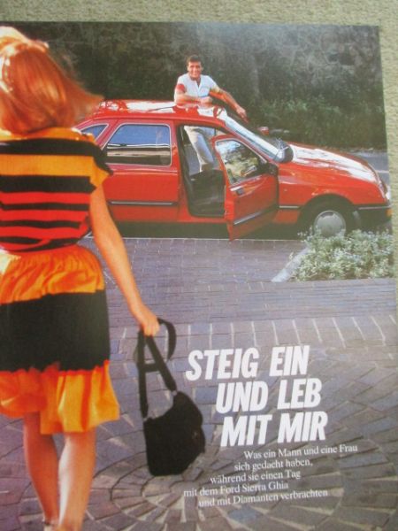 Ford Sierra Ghia Limousine +Turnier 55kw 77kw V6 66kw +84kw +Diesel 49kw XR4i 110kw