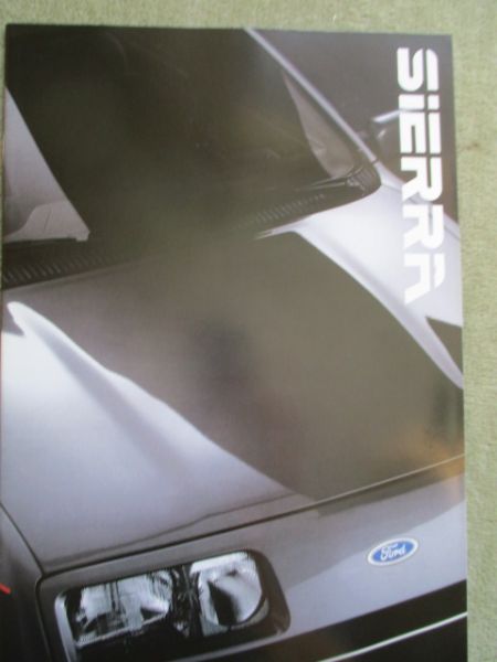 Ford Sierra Laser L GL Ghia 2.0iS XR 4x4 +2.8l V6 und 2.3l Diesel Katalog +Turnier Januar 1986