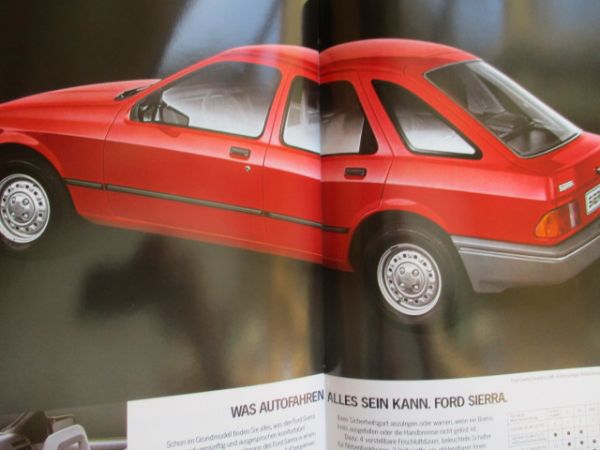 Ford Sierra +L GL Ghia XR 4i +Turnier 55kw +Economy-Ausrüstung +77kw 66kw 84kw 110kw 2.3L Diesel 49kw März 1983