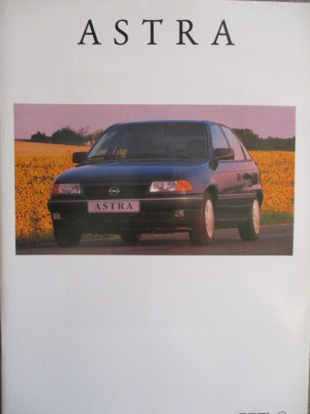 Opel Astra F 3-türig 5-türig 4-türig +Caravan +16V Katalog +Preisliste August 1993