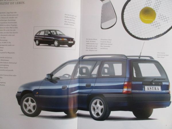 Opel Astra F Sondermodelle California Sportive Elegance Mai 1994