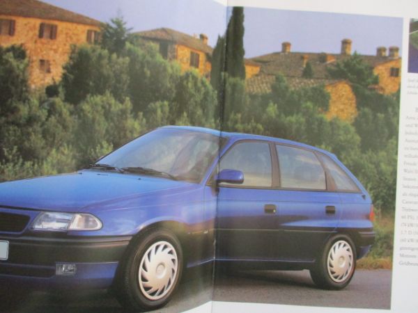 Opel Astra F Season +Caravan 44kw 55kw ECOTEC 16V +1.7D +1.7TD August 1995