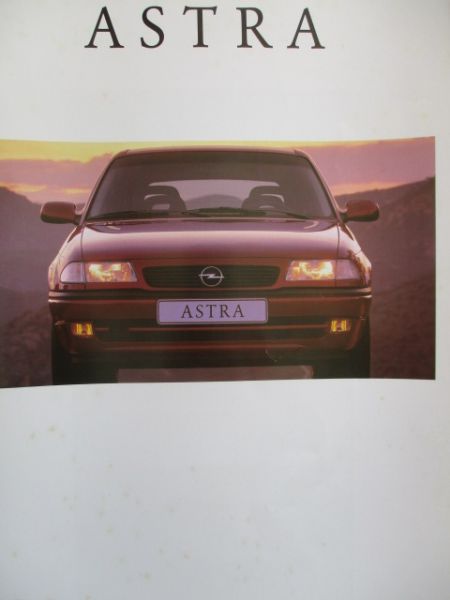 Opel Astra F +Caravan +Dream +Motion +Diesel Katalog Juli 1996+Preisliste
