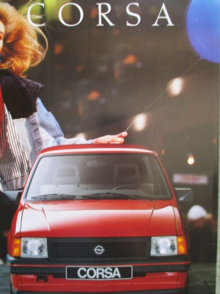 Opel Corsa A Swing GL GSi Katalog März 1988