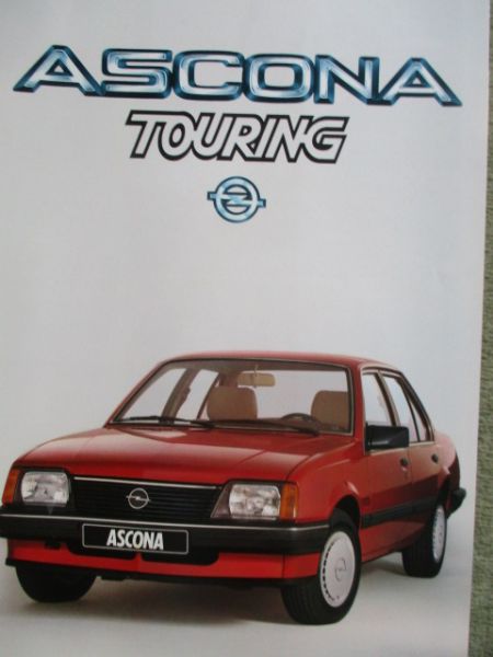 Opel Ascona C Touring 44kw 55kw 66kw +1.6d 40kw März 1983 Prospekt