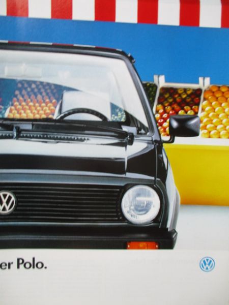 VW Polo Typ86C Prospekt +Coupé +Stufe  33kw 40kw 55kw Januar 1987