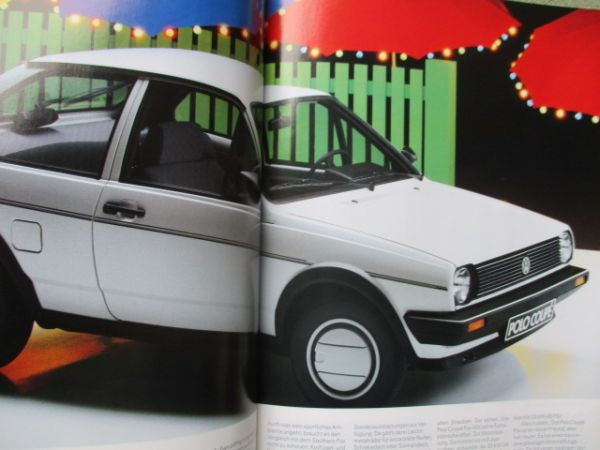 VW Polo Typ86C Prospekt +Coupé +Steilheck Fox CL GT 33kw 40kw 55kw+Preisliste Januar 1989
