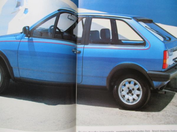 VW Polo Coupé Typ86C 29kw 40kw 55kw Prospekt August 1984