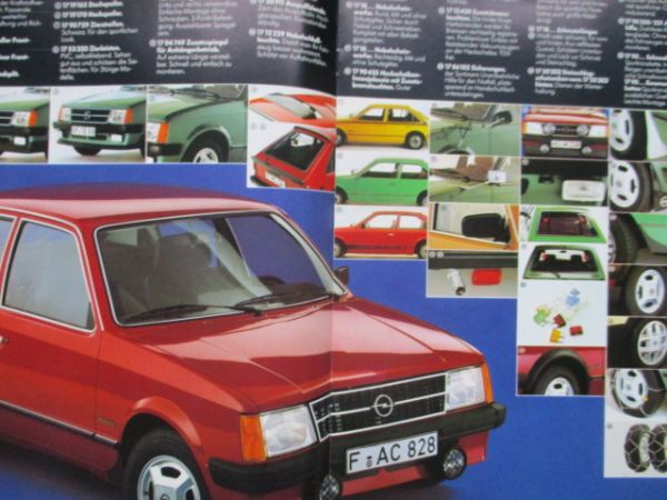 Opel Kadett D Zubehör Katalog März 1981