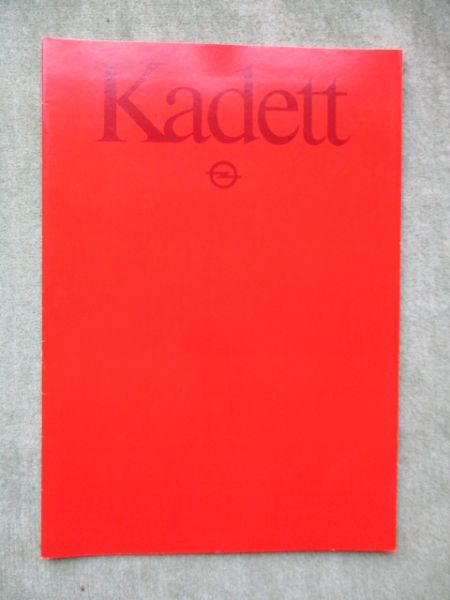 Opel Kadett D 2-türig 3-türig 5-türig +SR +Caravan +Berlina Luxus Voyage Katalog Januar 1983