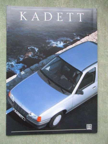 Opel Kadett E LS GL Caravan Club GT GSi Katalog August 1987