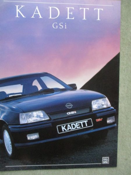 Opel Kadett E GSi+16V Katalog März 1988