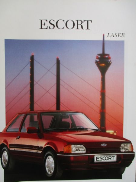 Ford Escort Laser Katalog 54kw 44kw 66kw 65kw +Diesel 44kw Katalog Juni 1989