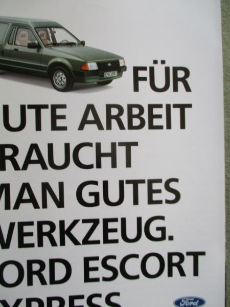 Ford Escort Express 40kw 51kw Januar 1983 Katalog