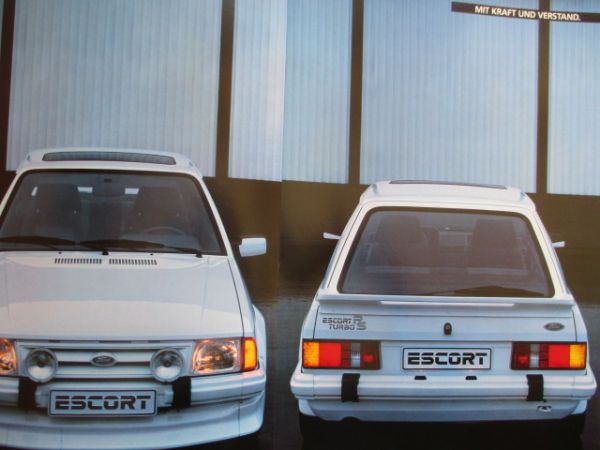 Ford Escort RS Turbo Katalog November 1984
