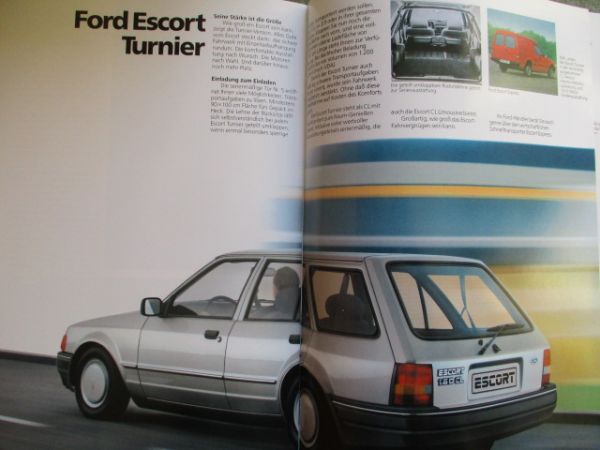 Ford Escort C CL Ghia +Turnier +XR 3i +RS Turbo +Cabrio Februar 1986