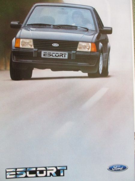 Ford Escort +XR3i +Cabrio +L GL Ghia +Express +Preisliste Februar 1984