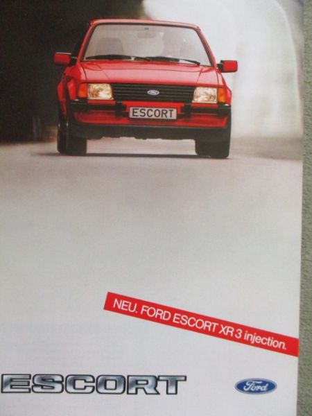 Ford Escort +XR3 i +Ghia +Turnier +Express Januar 1983