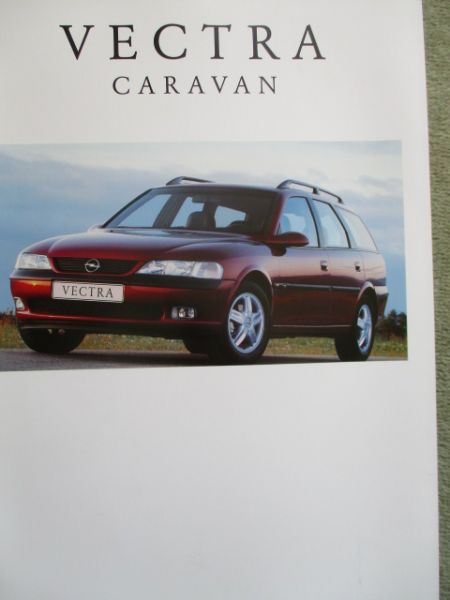Opel Vectra B Caravan +CD +Sport +CD Exklusiv +Zubehör Juli 1998