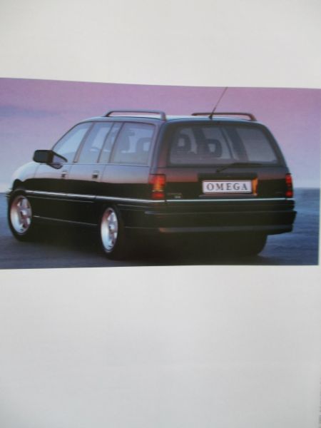 Opel Omega A GL CD +Diamant +GL Sportive +3000 +Caravan 2.0i kat 2.3d 2.6i kat 3.0i 24V kat August 1991
