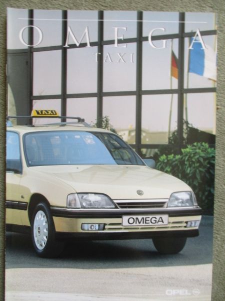 Opel Omega A +Caravan TAXI Katalog Juli 1990