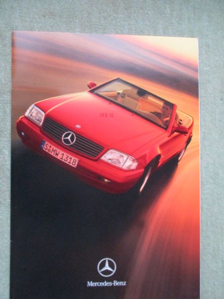 Mercedes Benz SL280 320 500 600 R129 Mai 1998 Prospekt