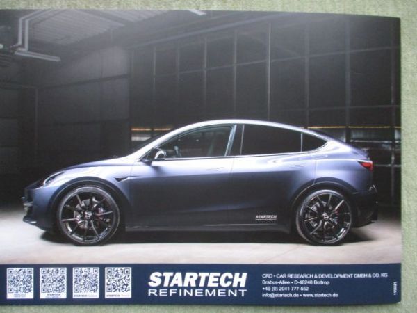 Brabus Startech Tesla Model Y Veredelungsprogramm Katalog November 2021