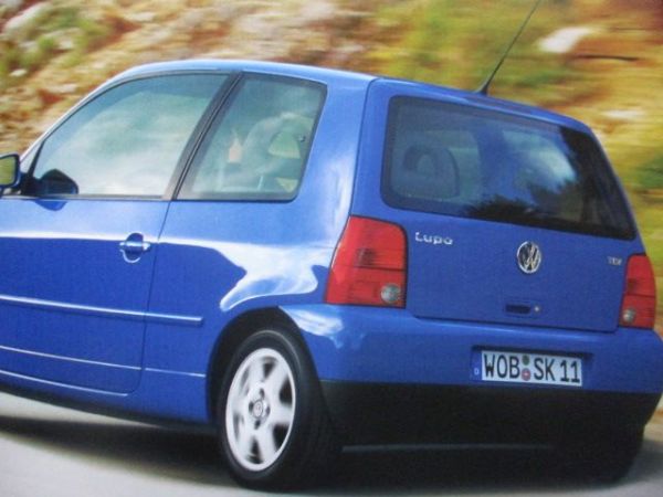 VW Lupo 37kw 44kw 55kw 74kw +GTI 92kw +Diesel SDI 44kw und TDI 55kw Katalog April 2002