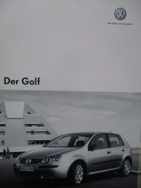 VW Golf V Typ1K +Sportline 59kw 75kw 85kw 103kw TSI 110kw FSI +55kw SDI,66kw 77kw TDI 103kw Mai 2006
