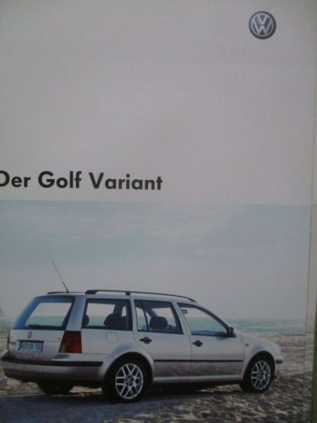 VW Golf IV Typ1J Oktober 2003 +Preisliste +Highline FSI +SDI +TDi +4Motion