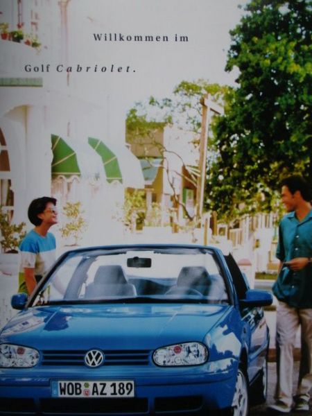 VW Golf IV Cabriolet +Colour Concept April 1998+Preisliste