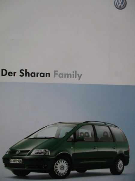 VW Sharan 7M9 Family Katalog Mai 2003