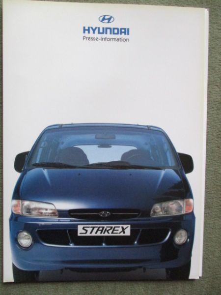 Hyundai Starex Pressemappe IAA Frankfurt 1997