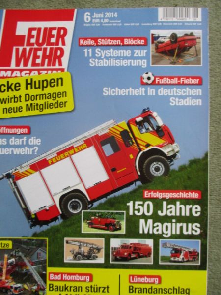 Feuerwehr Magazin 6/2014 150 Jahre Magirus,