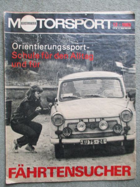 illustrierter motorsport 12/1983 Orienturngssport Schule für den Alltag,MZ GT 250/350 Modell 1983