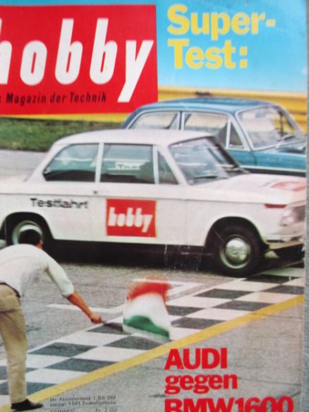 hobby 14/1966 Audi F102 vs. BMW 1600 Testfahrt Supertest,