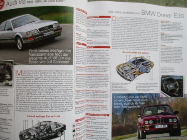 Motor Klassik Kauf-Ratgeber Spezial 2021 132 Oldtimer & Yountimer im Kauf Check,Z3 E36/7,E30,Citroen DS,Dodge,Capri,911,T1