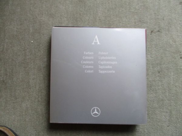 Mercedes Benz A-Klasse Farben Polster Muster BR168 Classic Elegance Avantgarde Box