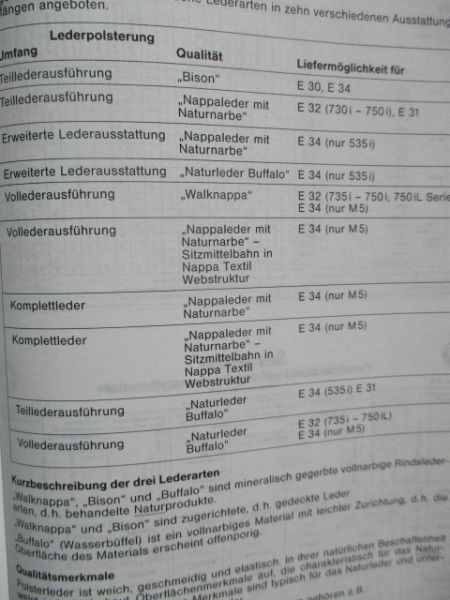 BMW Verkäuferhandbuch Neue Automobile Ford Alpina Audi BMW 3er E30 +Cabrio +M3 +E34,E32 +850i E31 +Z1
