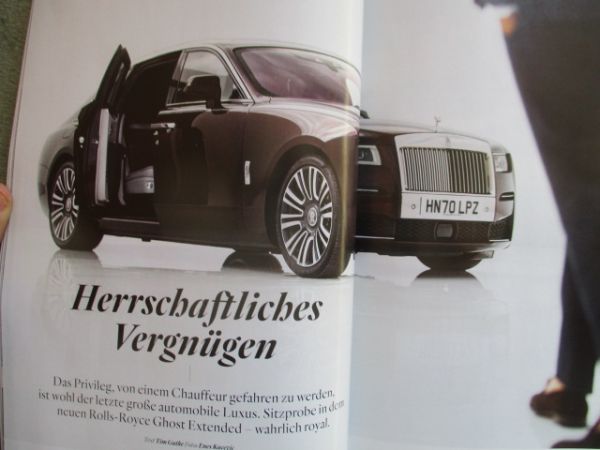 Robb Report Nr.21 Elektrisierende Zukunft Rolls-Royce Ghost II,BMW iX,Porsche,Tecnomar for Lamborghini