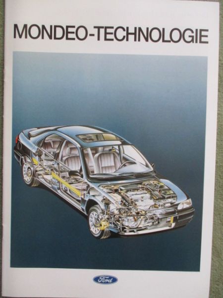 Ford Mondeo Technologie Prospekt Februar 1993