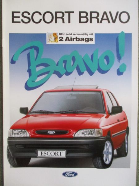 Ford Escort Bravo 44kw 55kw 65kw 66kw Katalog August 1994