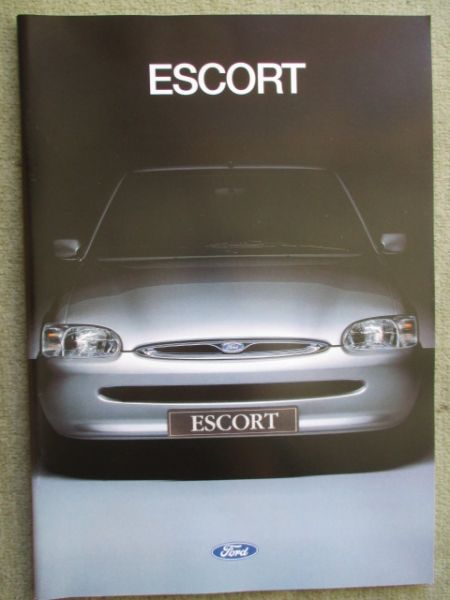 Ford Escort Flair +Fun +Ghia +Turnier +Cabrio +RS Cosworth Prospekt Juli 1995