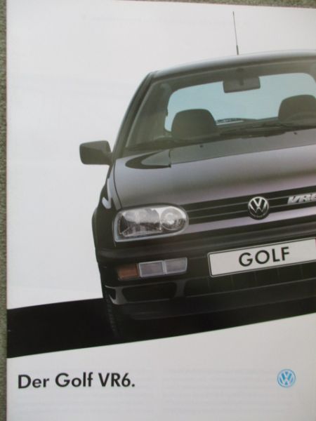 VW Golf III VR6 1H1Katalog Januar 1994