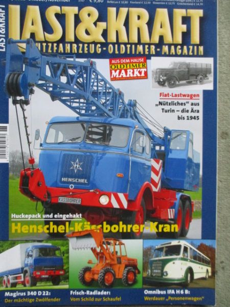 Last & Kraft 6/2012 Omnibus IFA H6B,Magirus 340 D22,VW T1 Schwäbisch Hall,HS 3 180TA mit KS45,