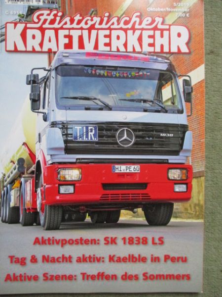 Historischer Kraftverkehr 5/2019 Renault Estafette, Kaelble KV 24 E8,Mercedes Benz SK 1838 LS,